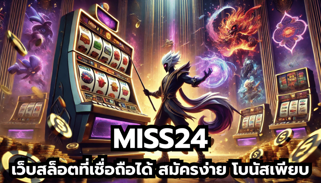 MISS24 เว็บสล็อตที่เชื่อถือได้ สมัครง่าย โบนัสเพียบ